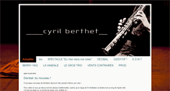 Desktop Screenshot of cyrilberthet.com